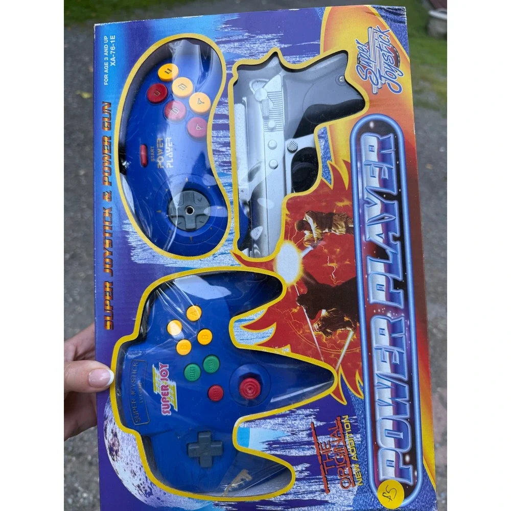 Power Player '90s Super Joystick TV Game Controllers N64 Nintendo NES Bootleg H1